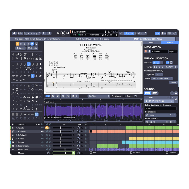 Guitar Pro - Tab Editor Software for Guitar, Bass, Drum, Piano and