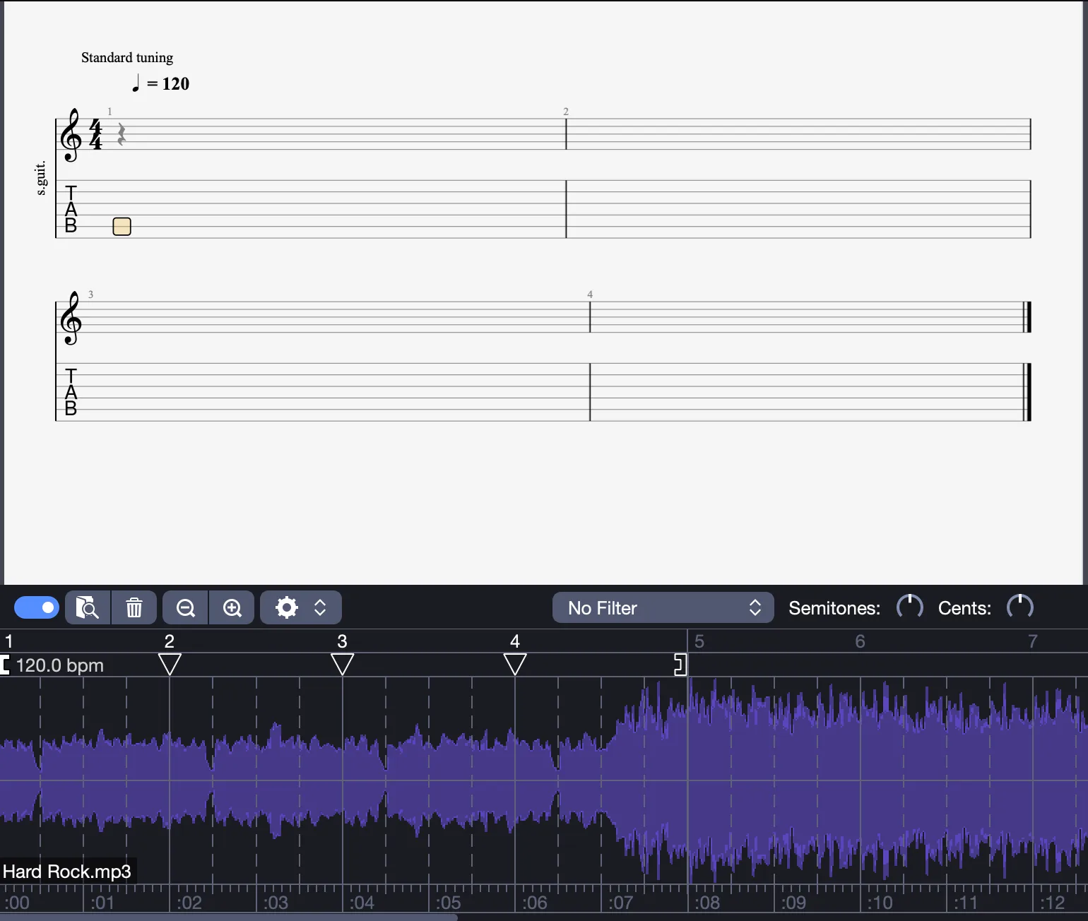 Four-bars playback