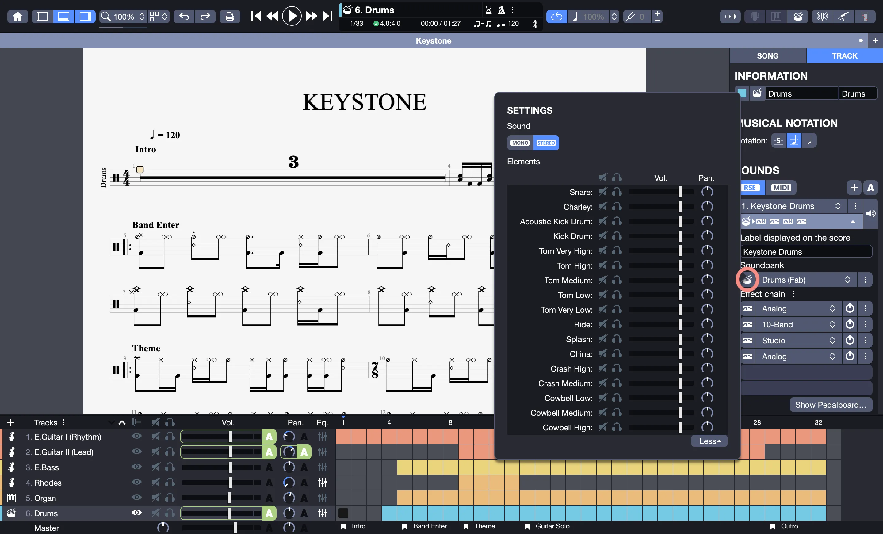 Access to the drum mixing window