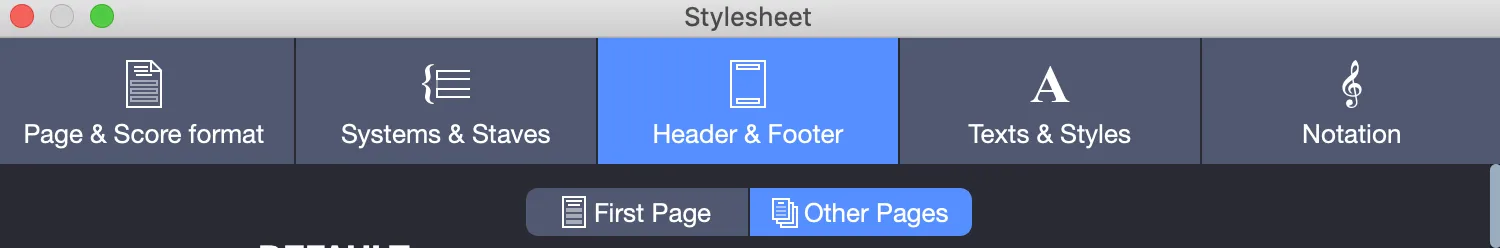 Access Other pages