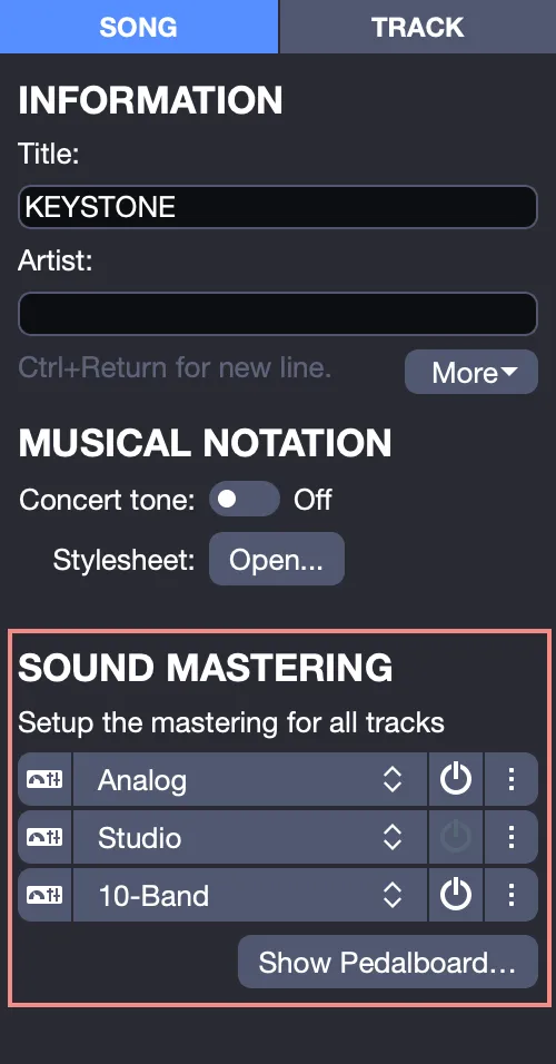 Song Inspector