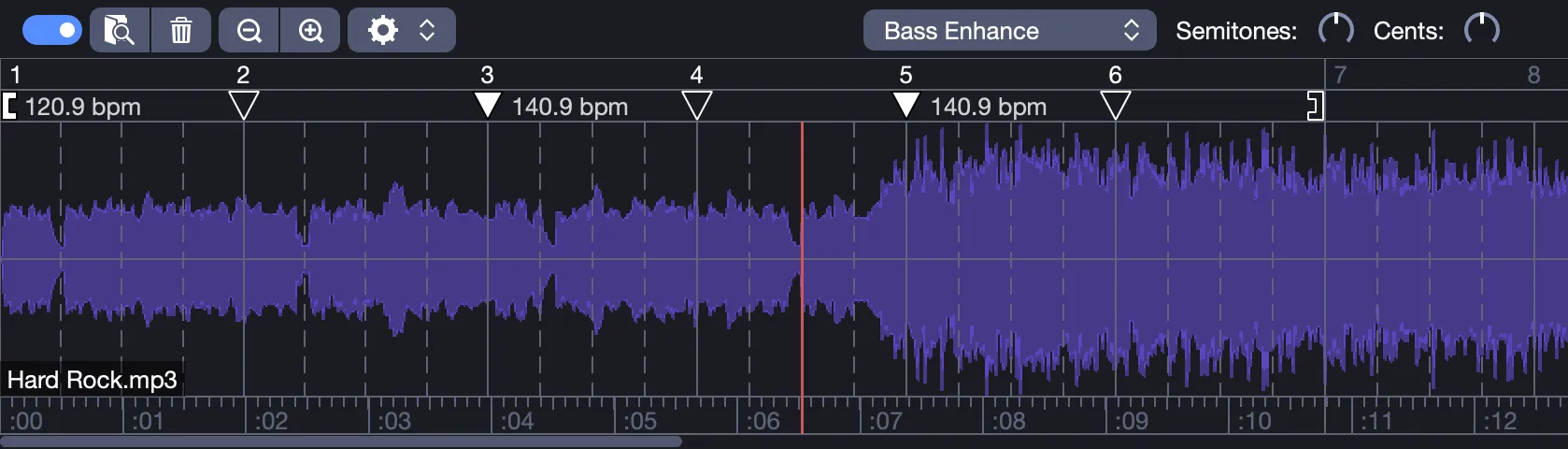 Audio track preview