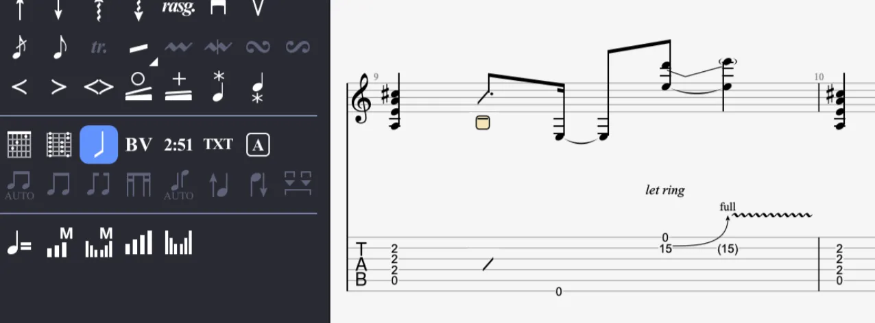 Slash notation