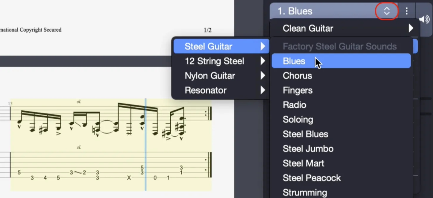 Sound preview