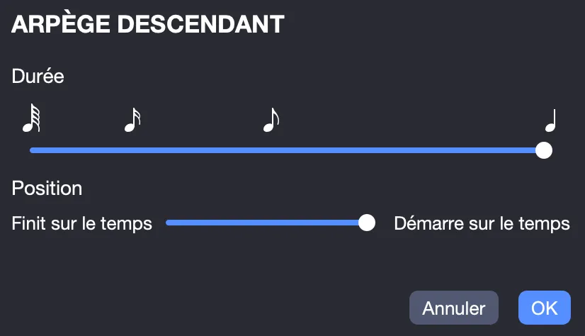 Fenêtre Arpège