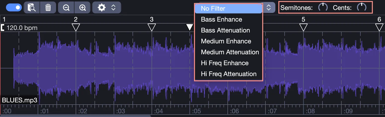 Filtres audio