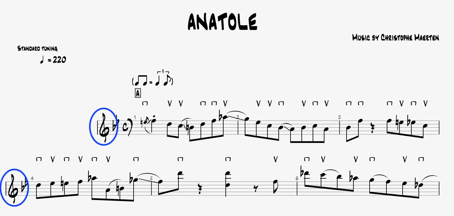 Exemple clef à chaque système