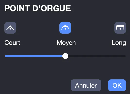 Fenêtre de point d’orgue