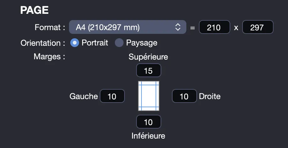 Section Page