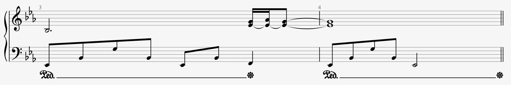 Illustration pédale de sustain