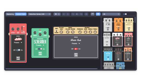 Virtual effects chain